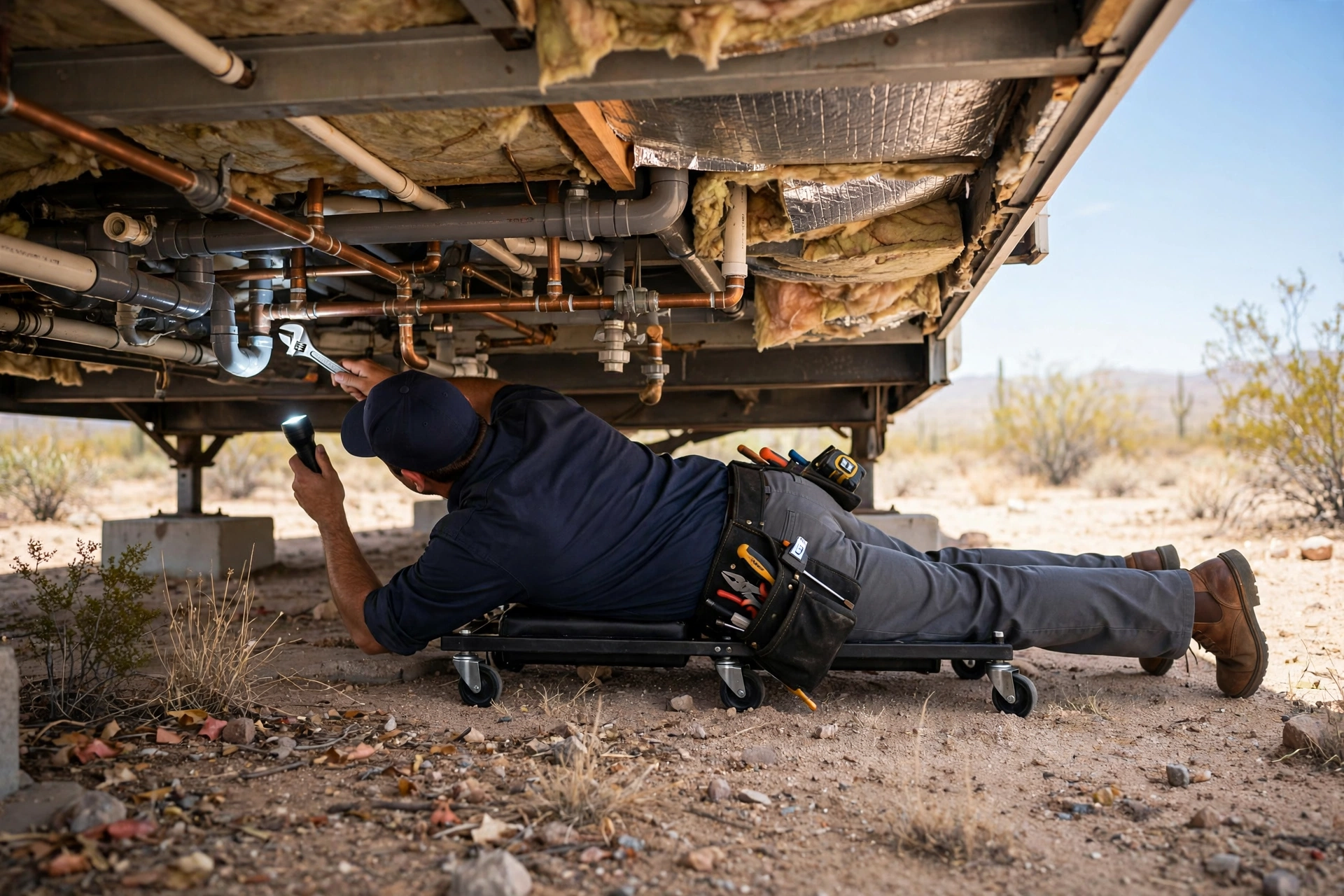 Mobile home plumbing in Bullhead City, AZ