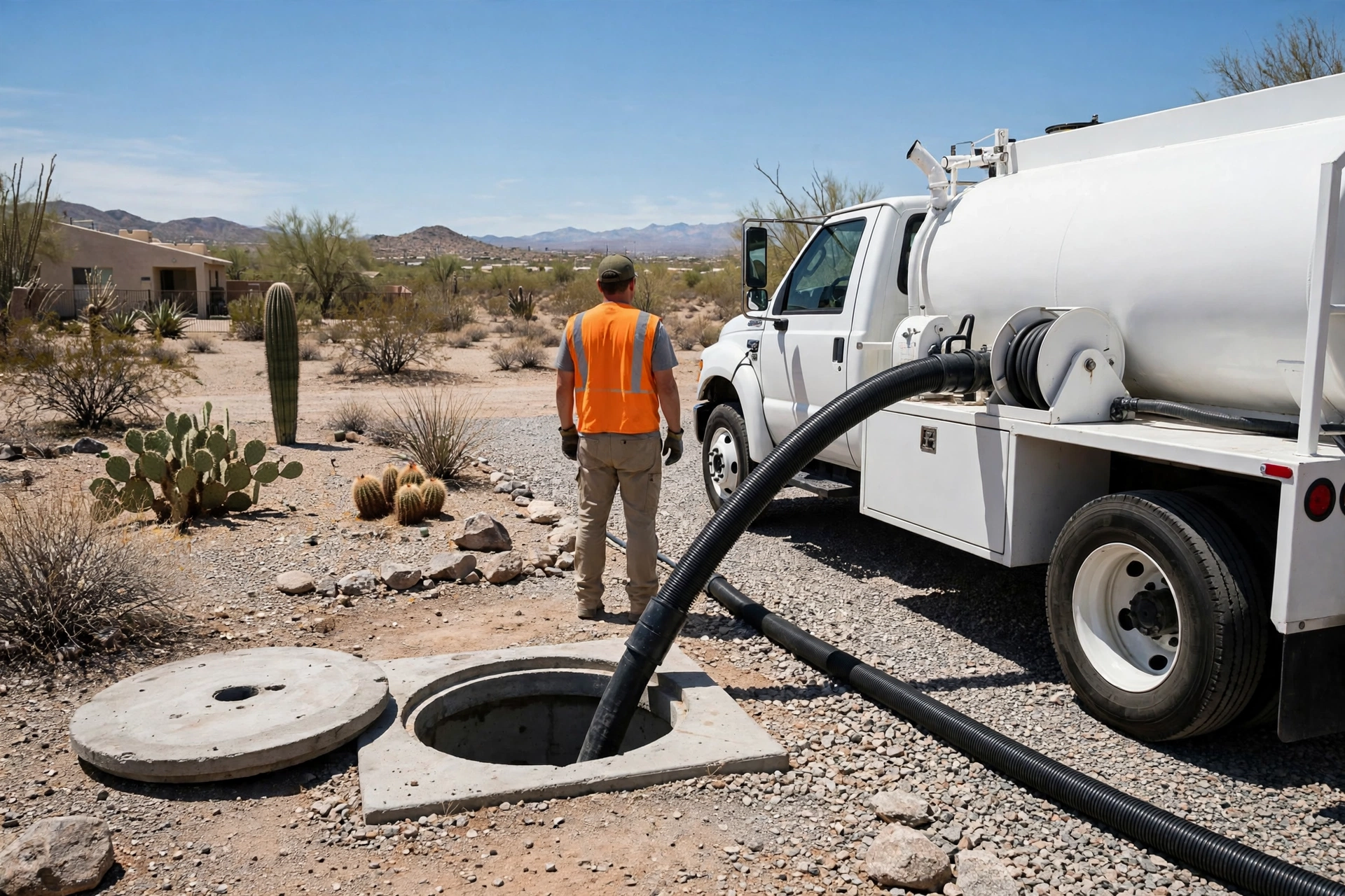 Septic tank pumping in Bullhead City, AZ